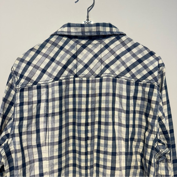 Guess Plaid Shirt / Blue / L - Picture 6 of 10